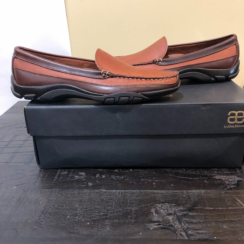 Allen Edmonds Men's Size 9B Boulder Loafers in Tan/Brown